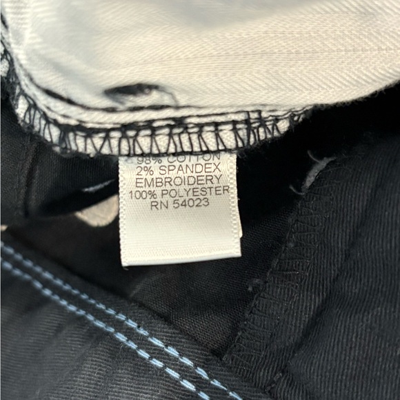 Banana Republic Blue Cropped Pants with Blue and White Dots - Picture 7 of 11